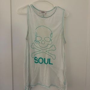 Soul Cycle Lululemon Mint Green Top